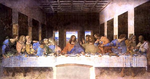 the last supper painting mary